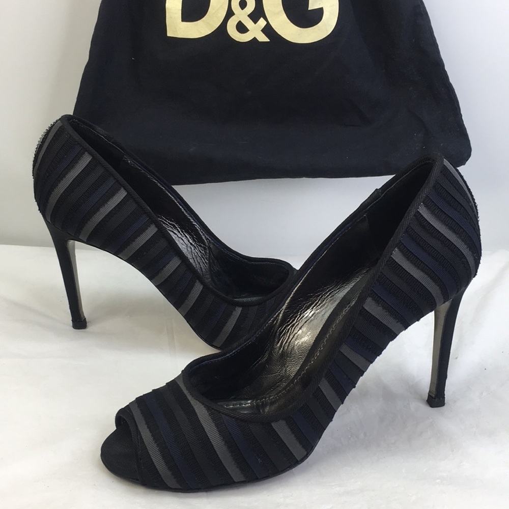 Dolce & Gabanna open toe heels 38.5